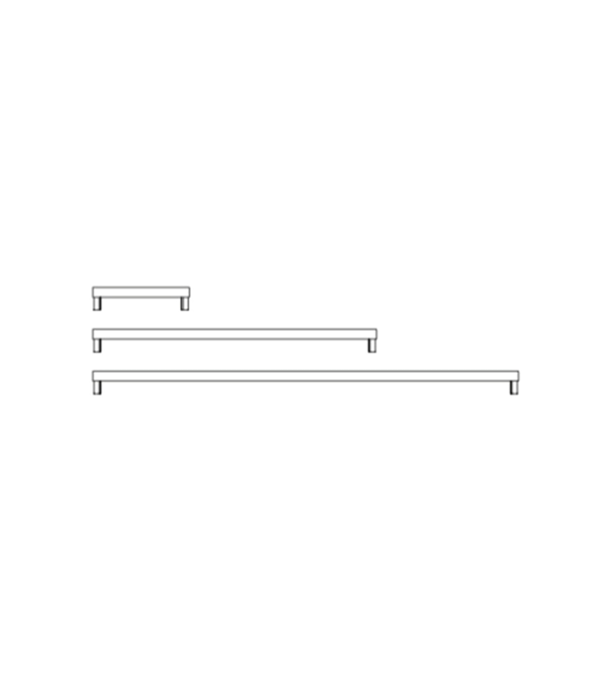 Étagère New Order / top shelf / à l'unité 34cm / 100cm / 150cm