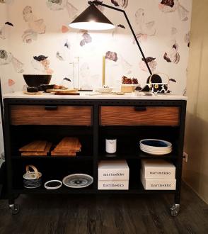 EXPO - Studio Kitchen - Ilot sur roulettes