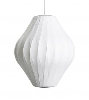 Suspension nelson pear crisscross bubble pendant