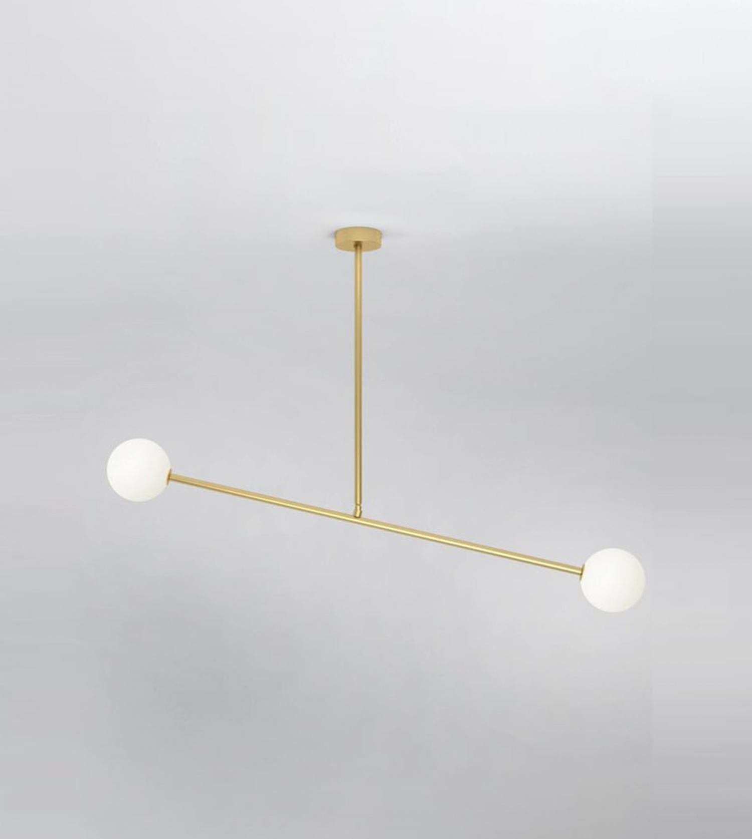 Plafonnier deux spheres Atelier Areti