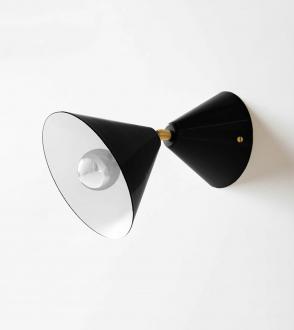 Applique Cone Wall - Noir /...