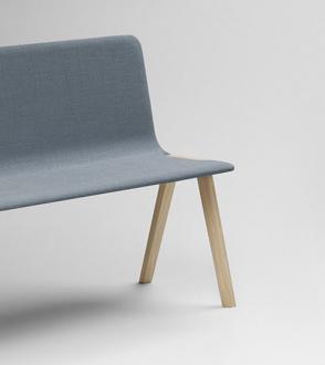 Banc Heldu Dossier Haut - Bleu