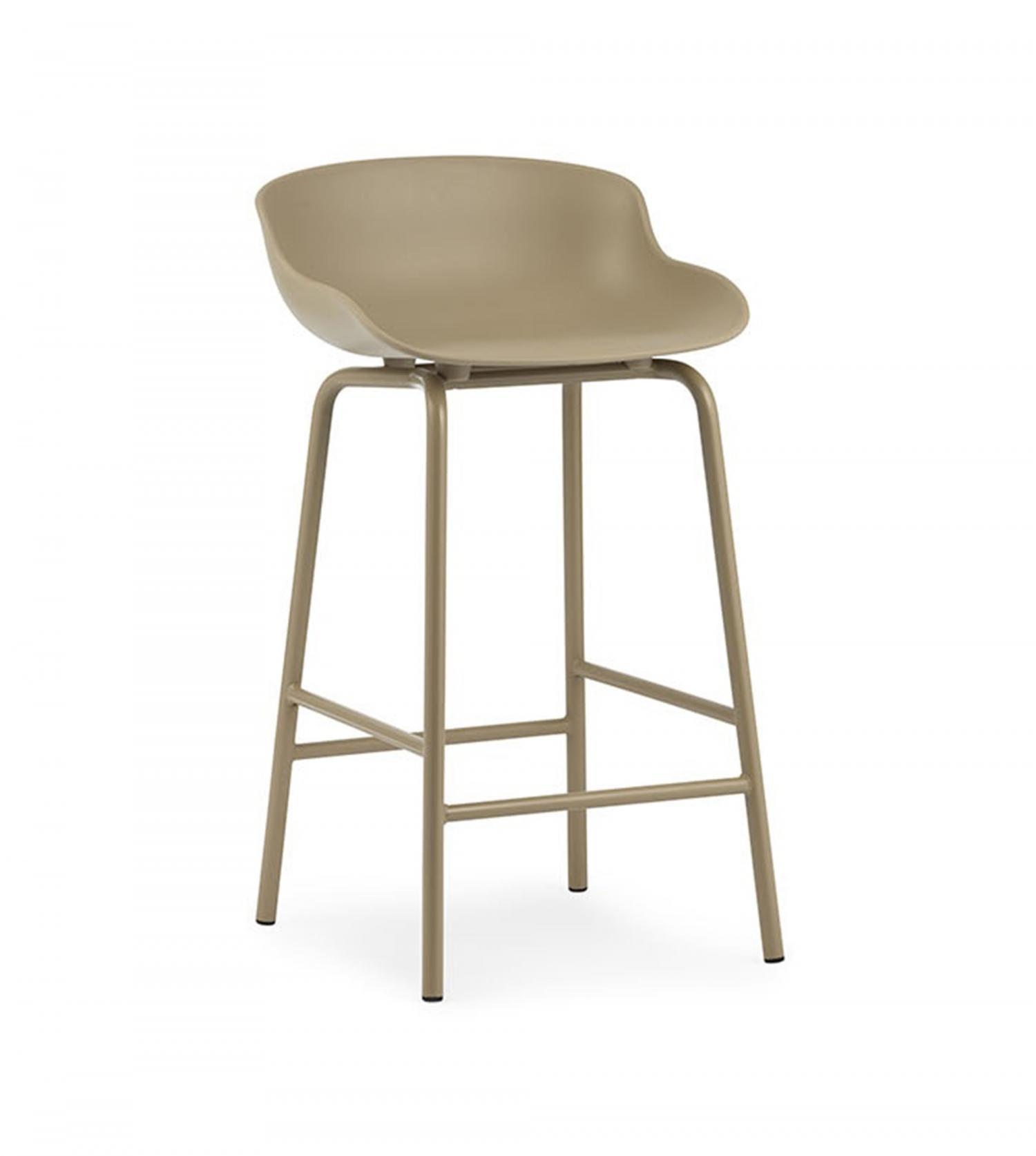 Tabouret Hyg - Piètement métal - H65