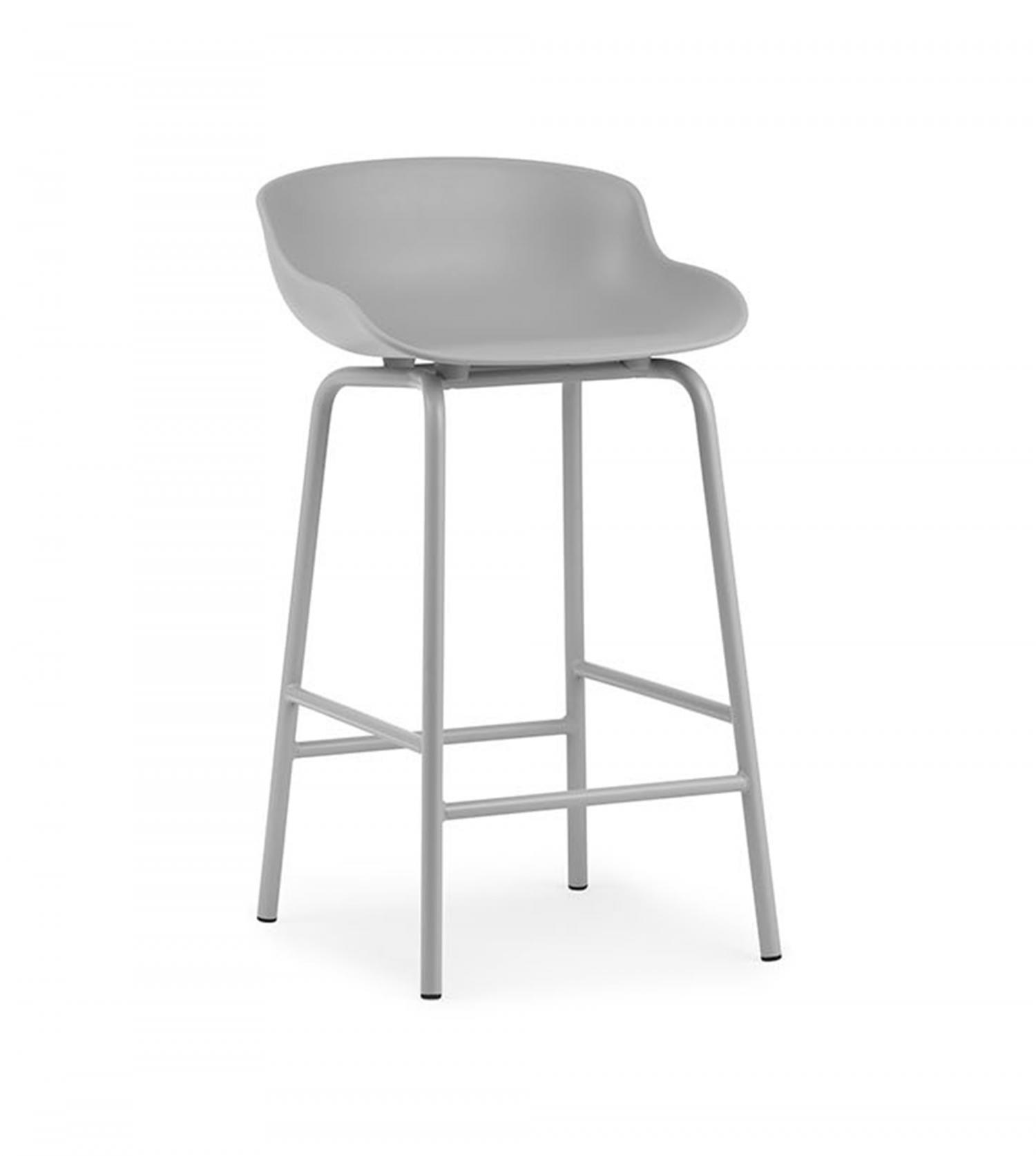 Tabouret Hyg - Piètement métal - H65