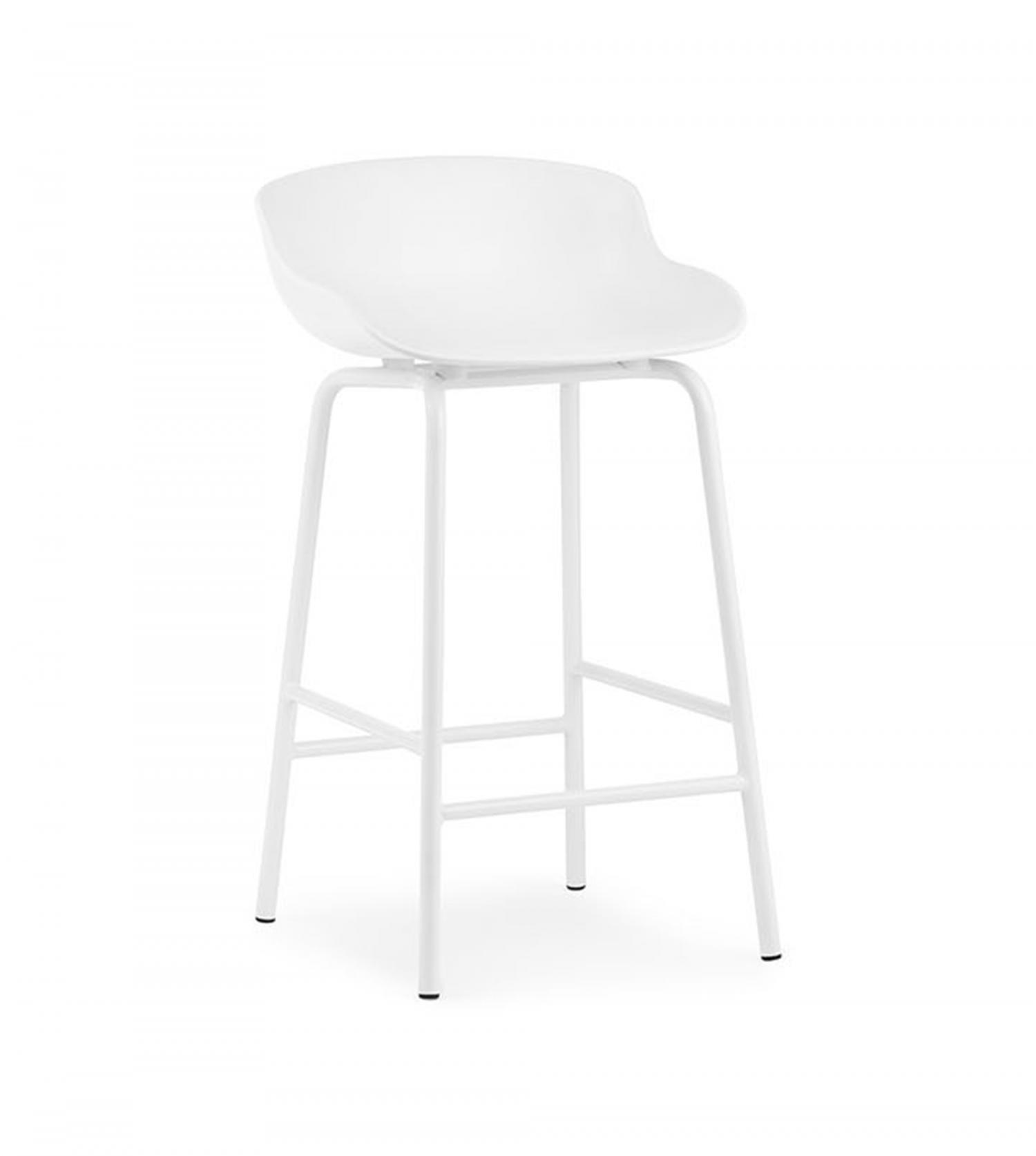 Tabouret Hyg - Piètement métal - H65