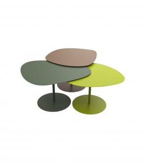 Table basse 3 galets - Table 1