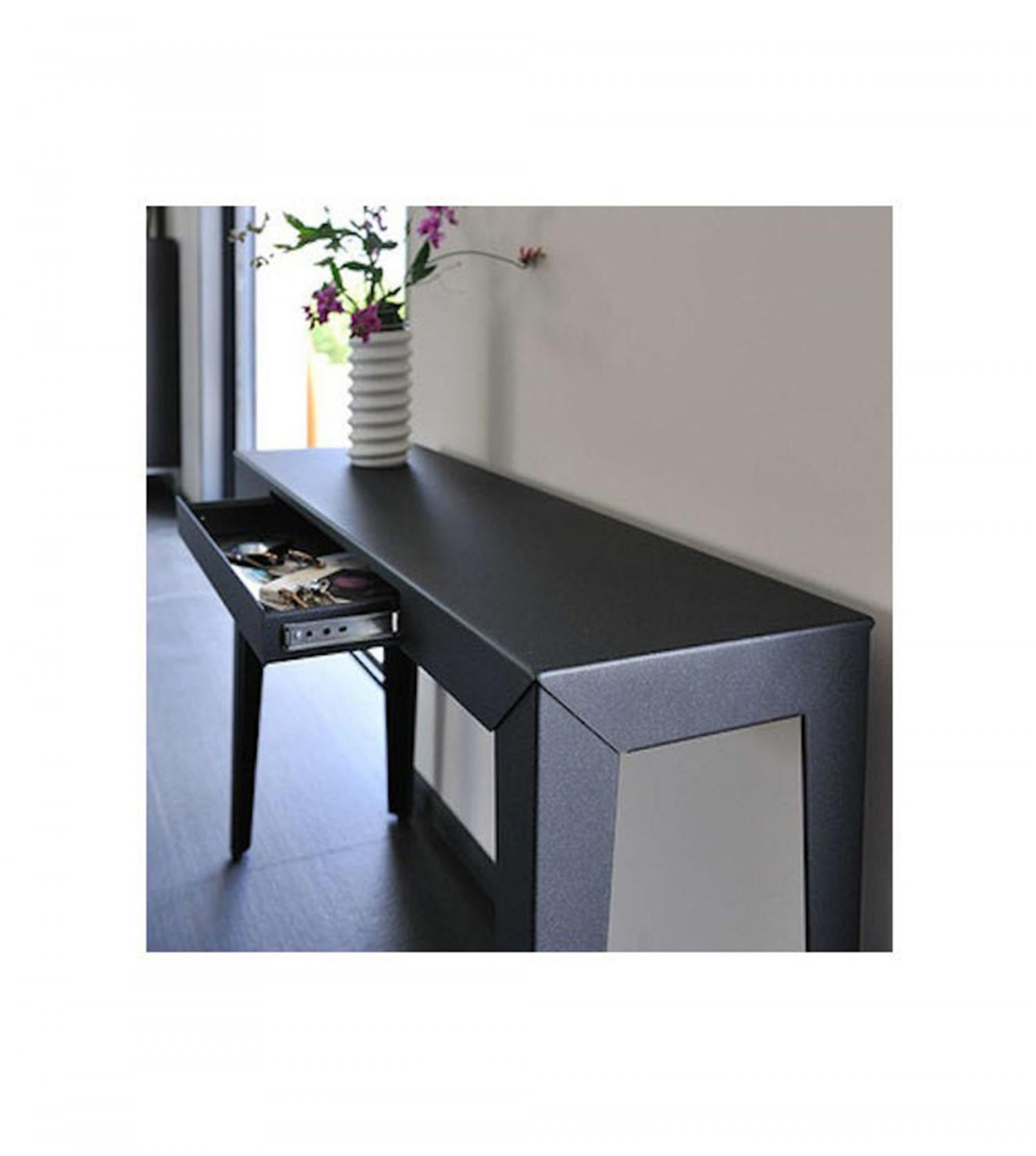 Console Zef avec tiroir - 120x35 cm