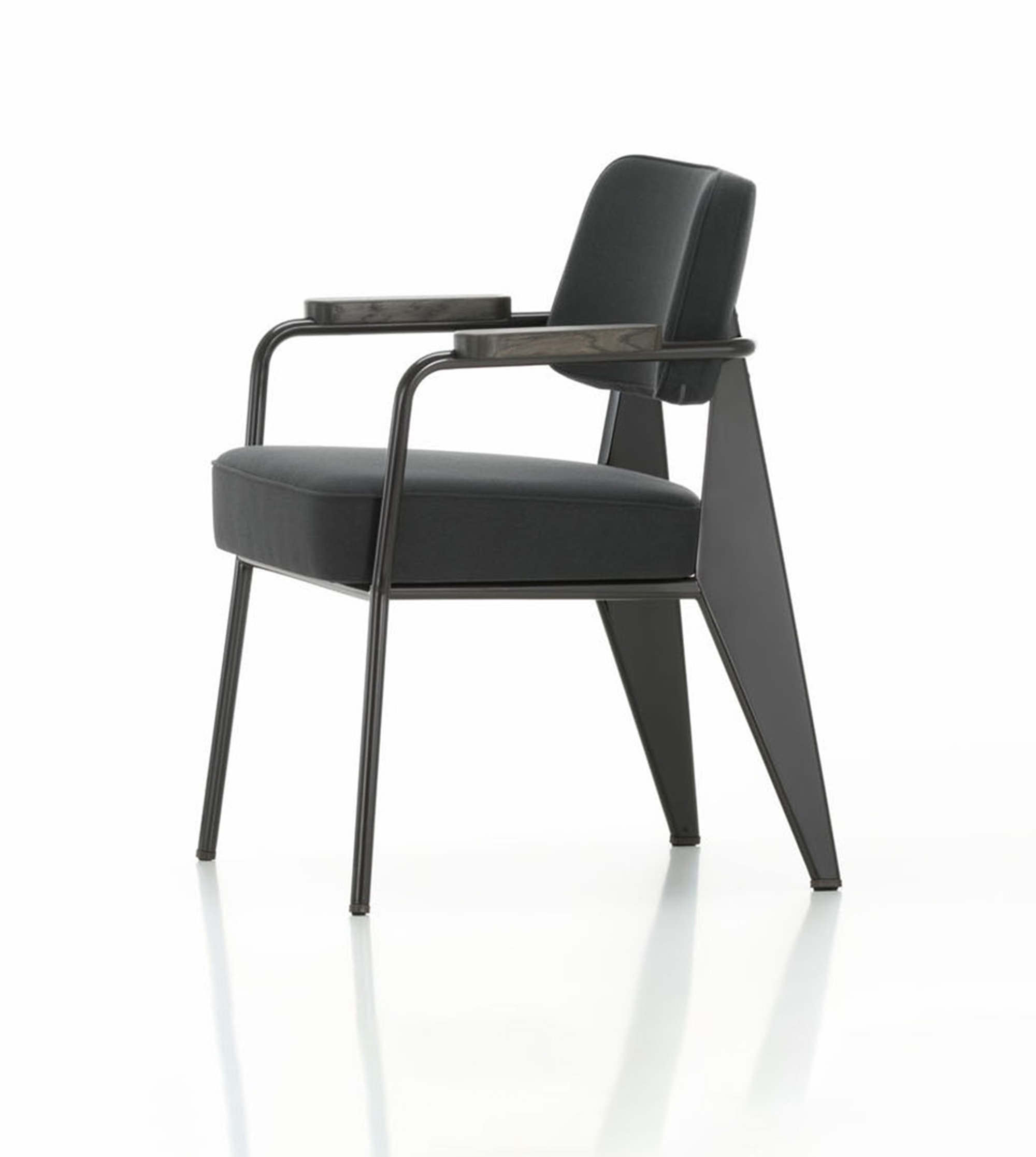 Elégant fauteuil de direction Haut de Gamme en cuir noir - Modèle Chic