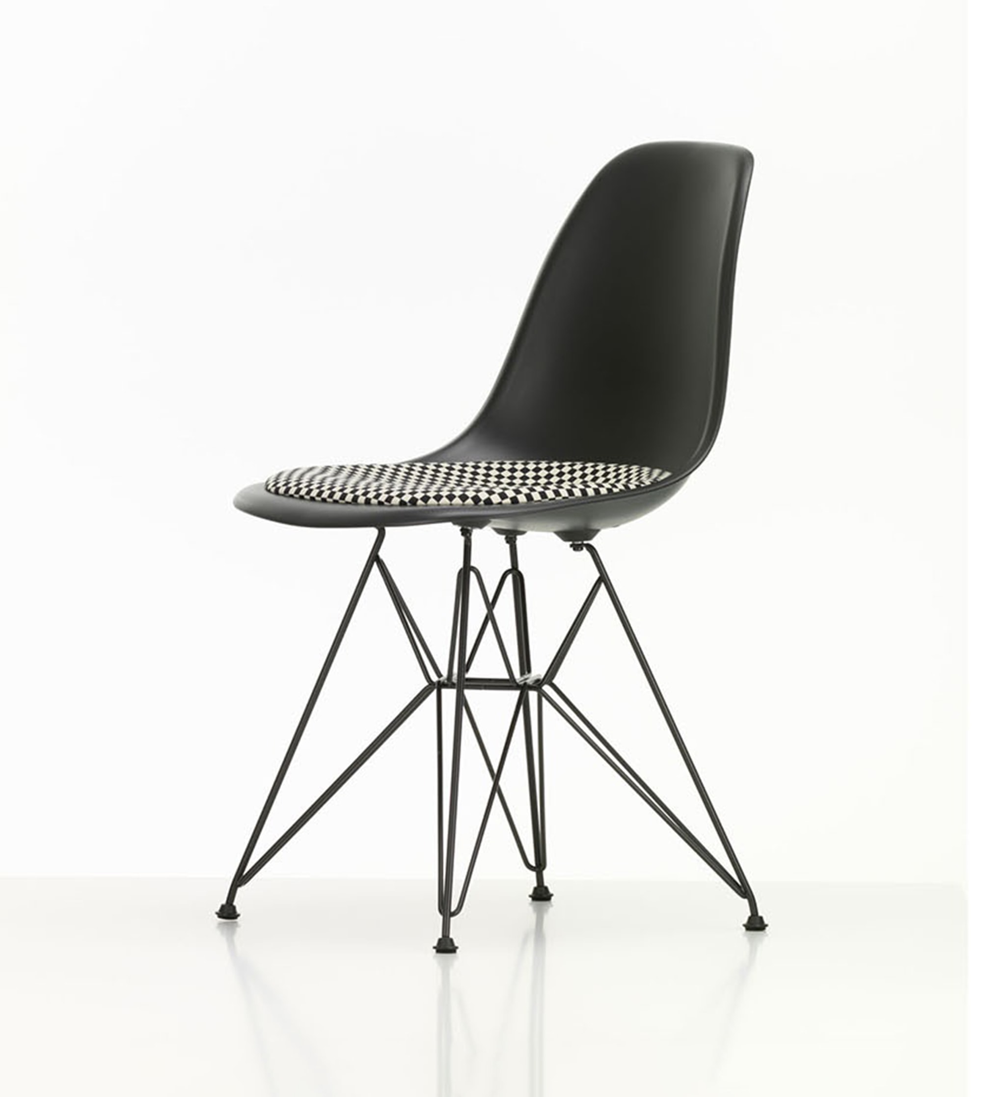 Chaise DSR Eames - Assise tapissée