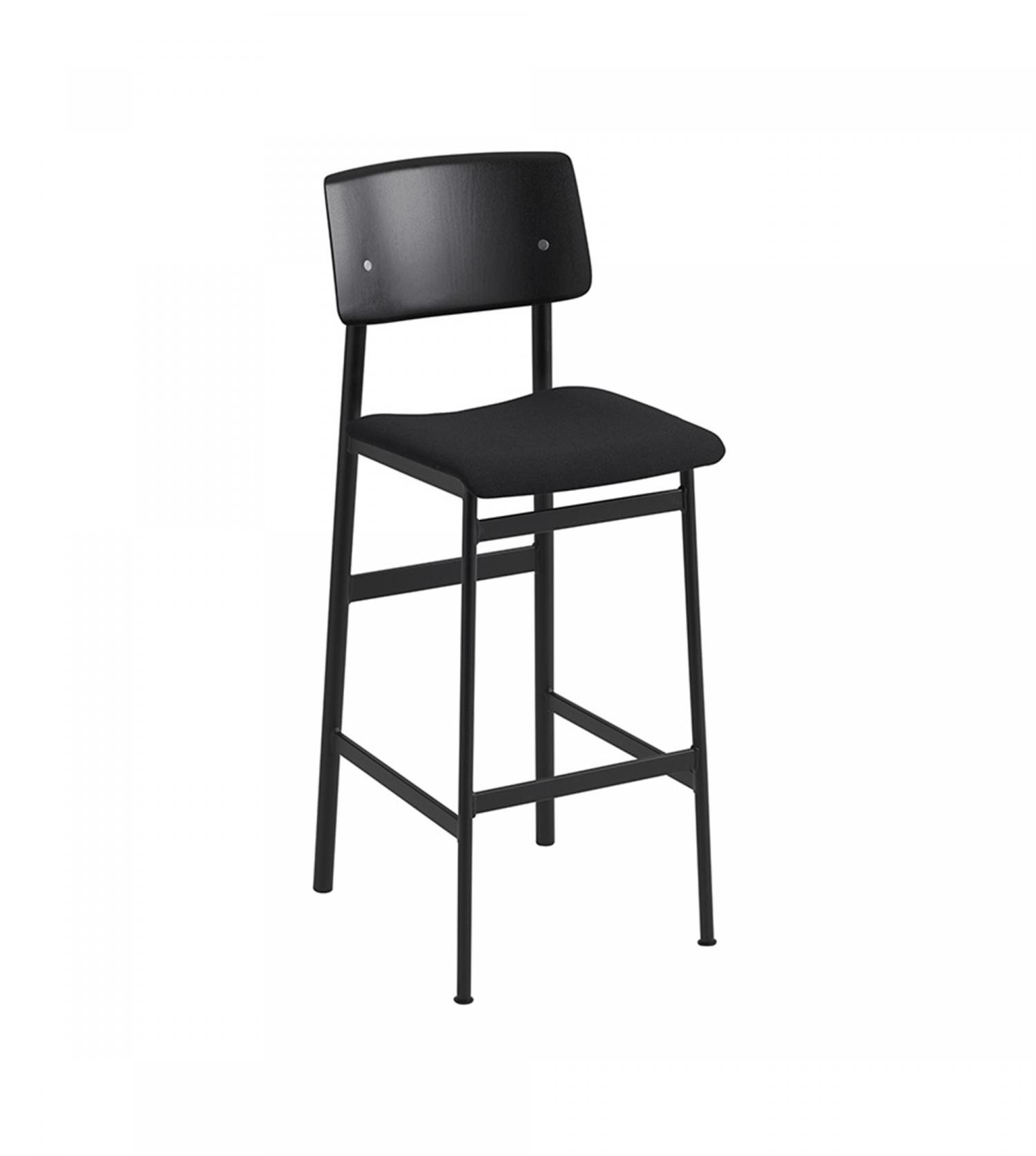 Tabouret Loft Bar Tapissé - assise 75cm