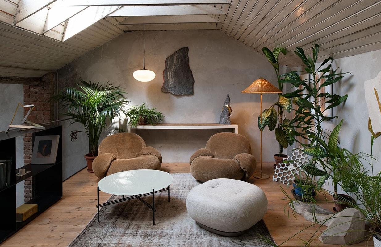 Fauteuil Pacha avec accoudoirs
