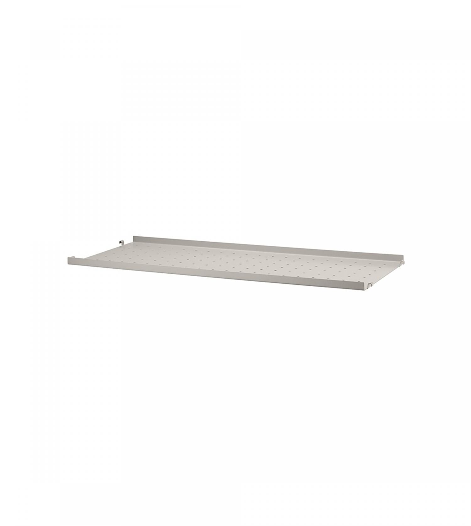 Etagère low edge métal 78x30 à l'unité Beige- Système String