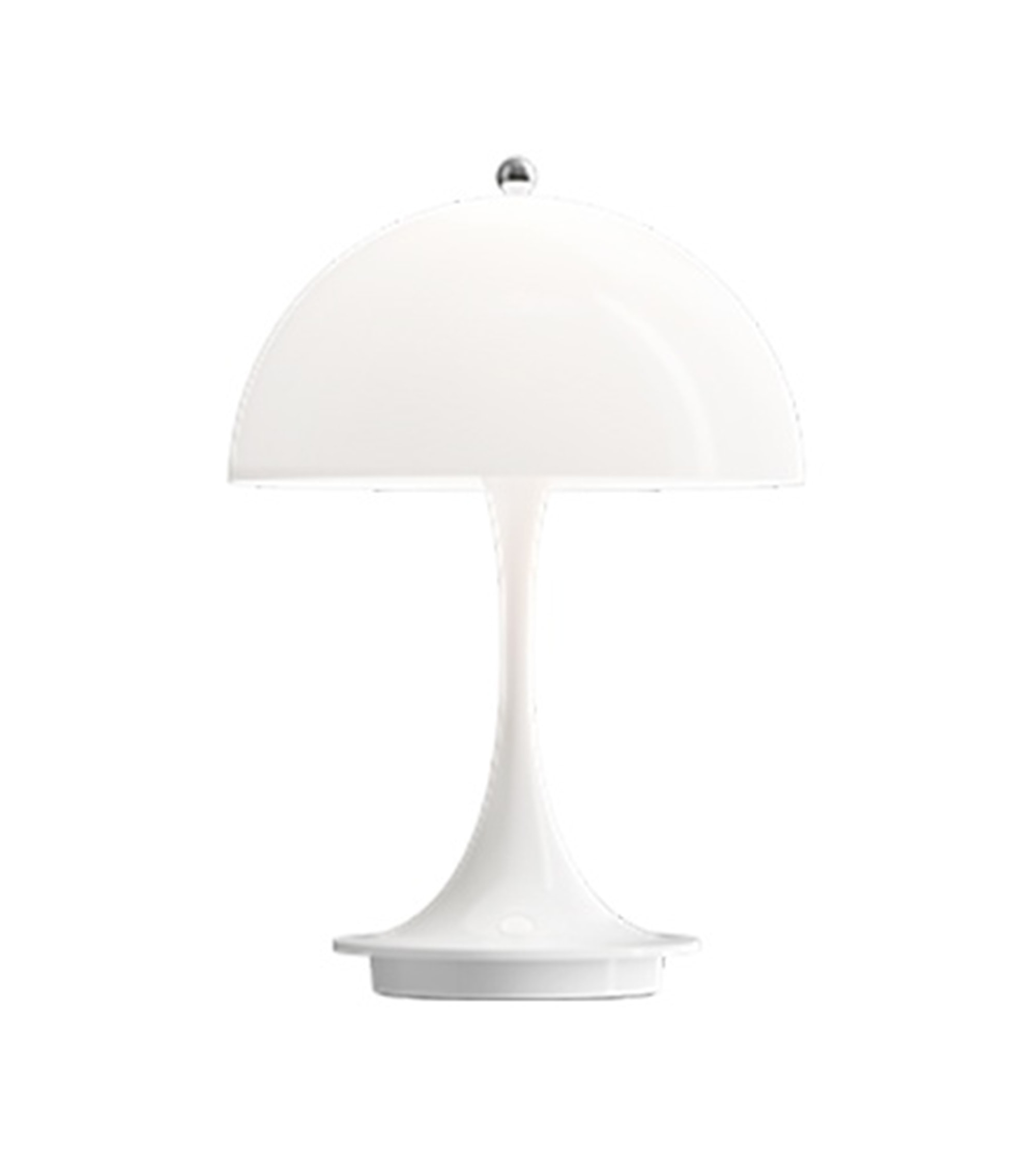 Lampe de table Panthella Portable - Acrylique Opale Blanc - Louis Poulsen