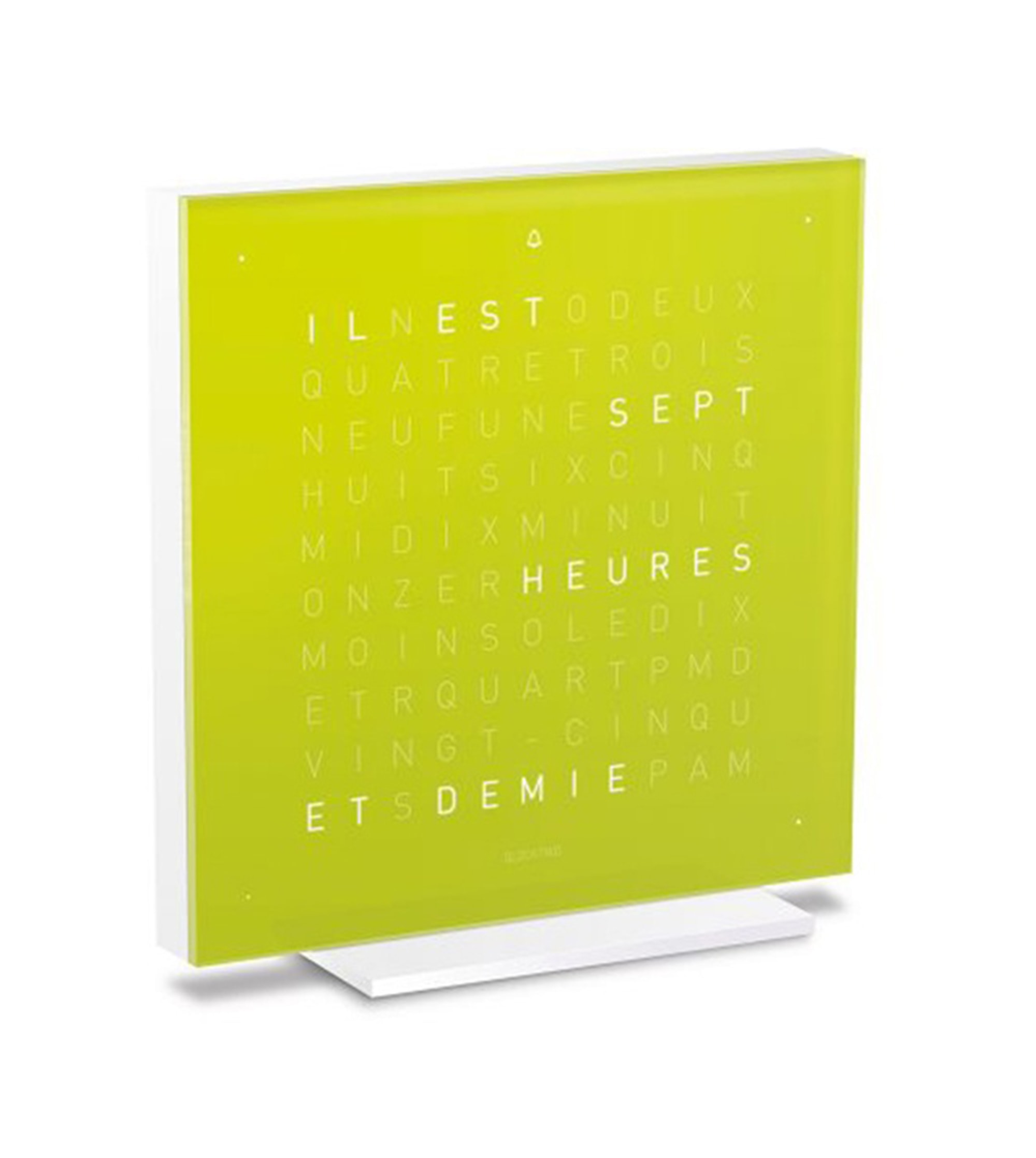 Réveil Qlocktwo Touch 13,5x13,5 cm