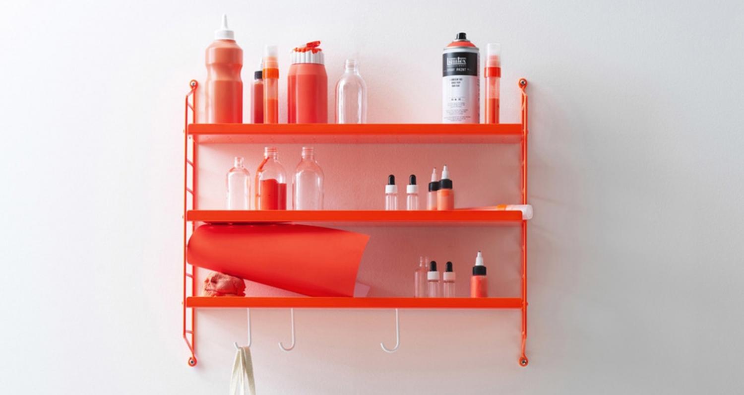 Etagère string pocket metal 