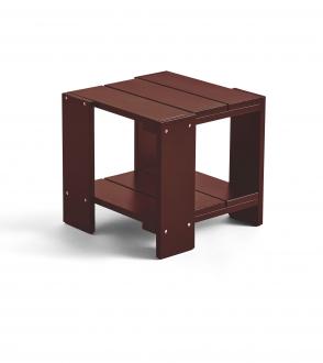 Crate side table - Iron Red
