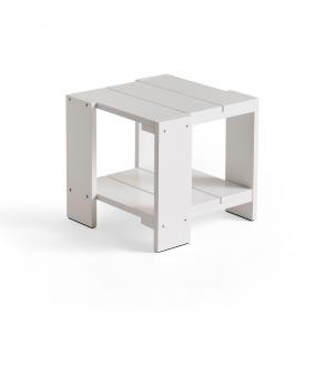 Crate side table - Blanc