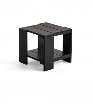 Crate side table - Noir