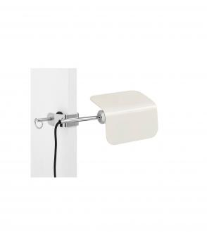 Apex clip lamp - Oyster white