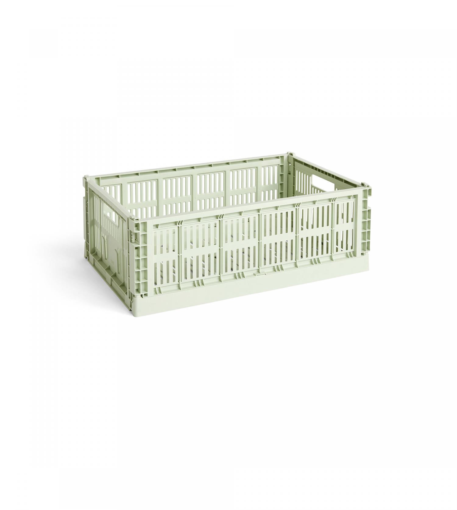 Cagette en plastique L - Colour crate - Mint - Hay