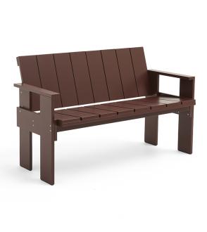 Crate Dining Bench - Iron Red