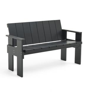 Crate Dining Bench - Black