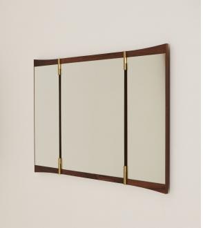 Miroir mural Vanity 3 - Noyer