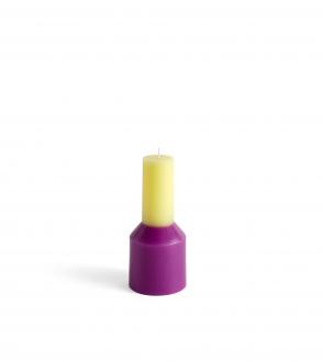 Bougie Pillar Candle - Fuchsia