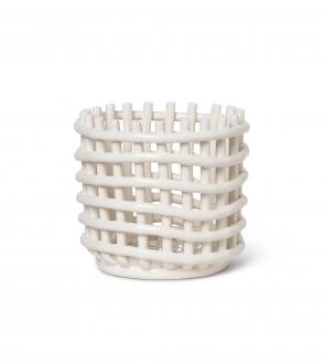 Panier Ceramic - Small - Blanc