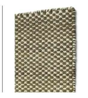 Tapis Moiré Kelim - Olive