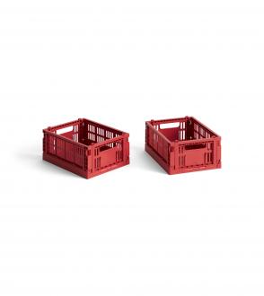 Lot de 2 Mini cagettes -...