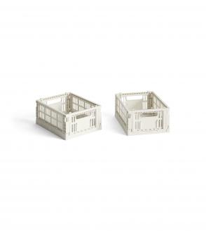 Lot de 2 Mini cagettes -...