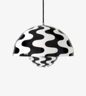 Suspension VP7Black and white Pattern andtradition chez Blou