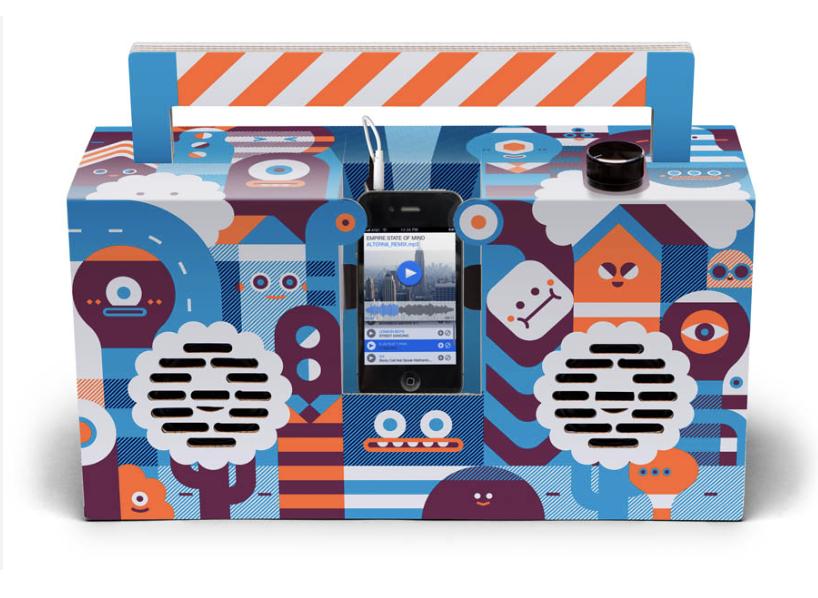 Ghettoblaster Berlin boombox loulou et tummie
