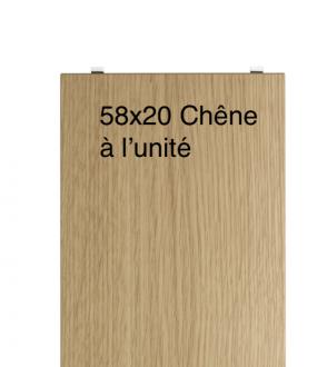 étagère 58x20 cm à l'unité