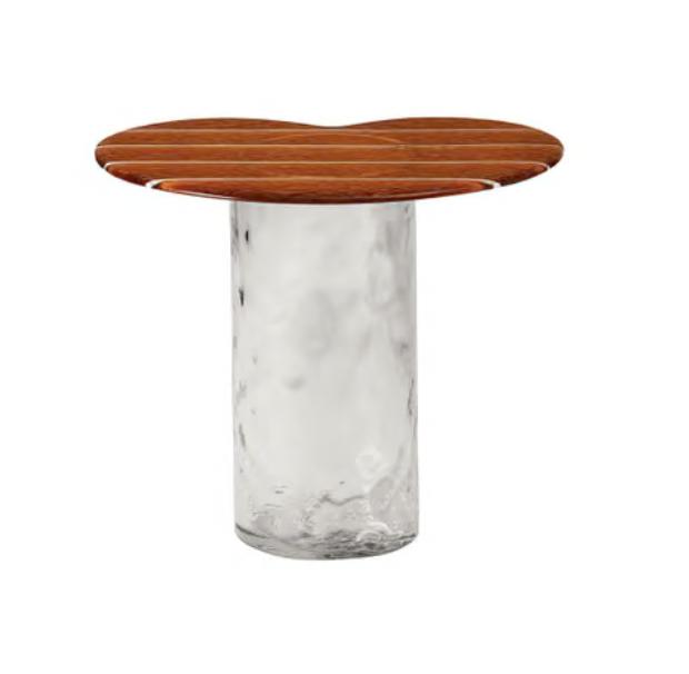 Table d'appoint en verre...